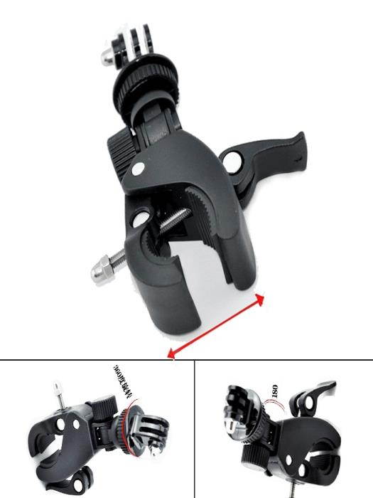 Fast Clip Release Bike Handbar Mount Dia 17-35MM Bar + Tripod Mount + Standard Border Frame Mount for GoPro HD HERO 3
