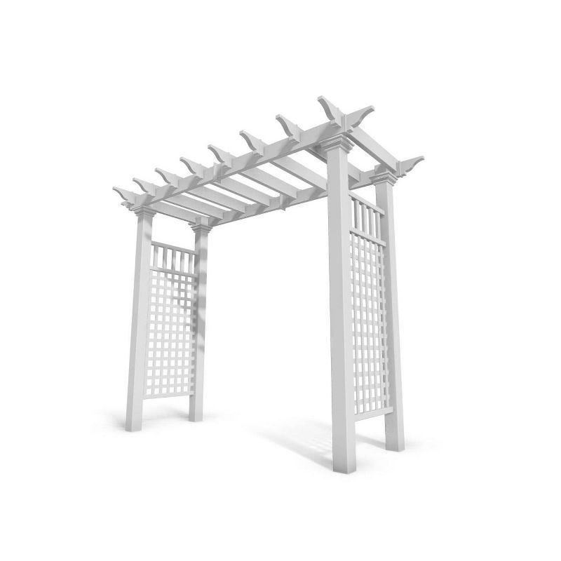 Fairfield Grande 52.25" Vinyl Arbor - White - Vita
