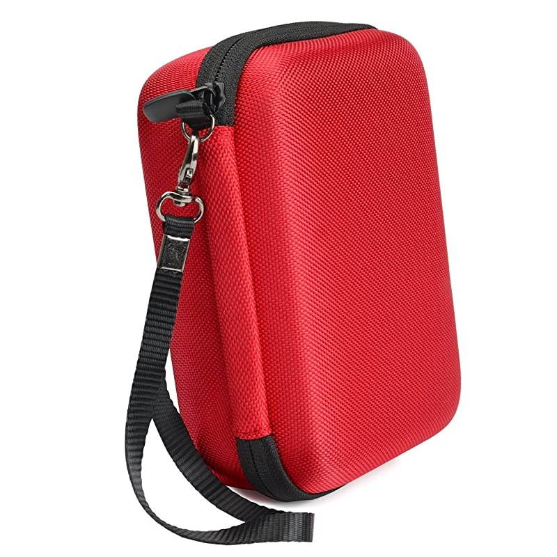 Case for Kidcia, EACHINE E55, FQ777 FQ17W, Hobbylane Altitude Hold Folding Drone, RC Quadcopter Drone with FPV Camera and Live Video, DIY Foam Blocks (Red with Black Zip)