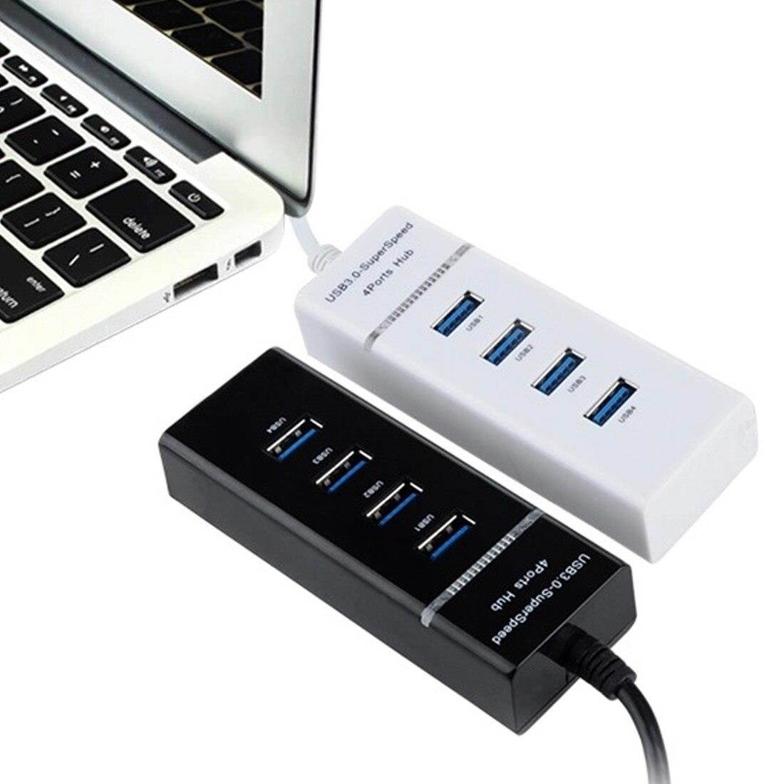 High Speed USB 3.0 HUB Splitter 5Gbps Adapter For PC Computer Laptop Notebook Peripherals Accessories 4 Ports