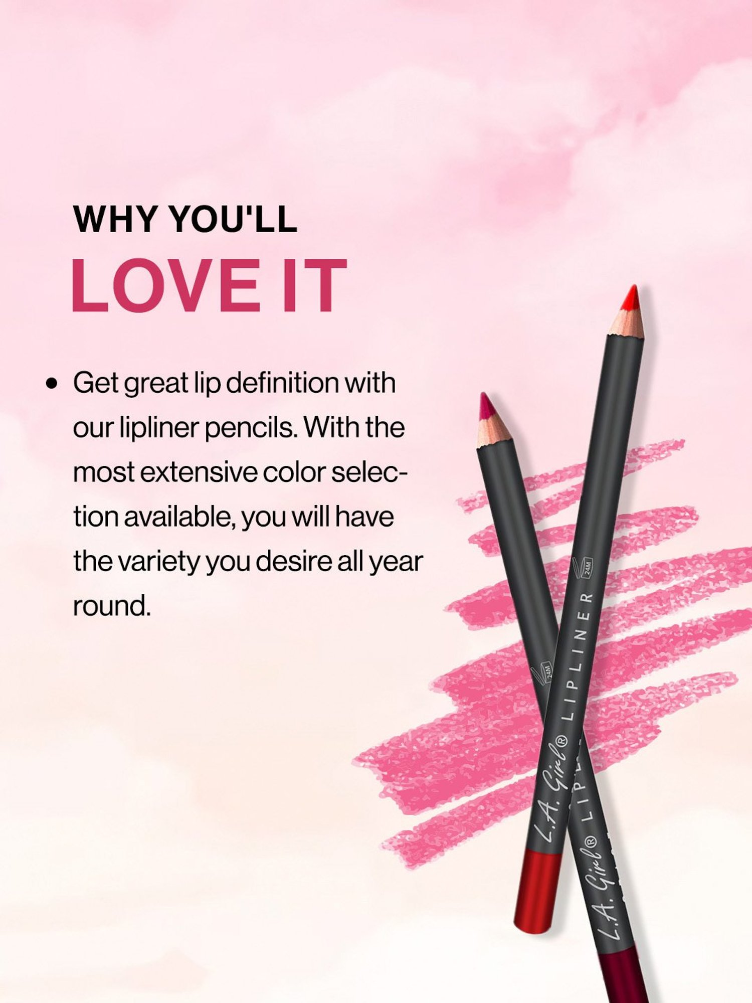 L.A. Girl Lipliner Pencil Cabaret - 1.45 gm