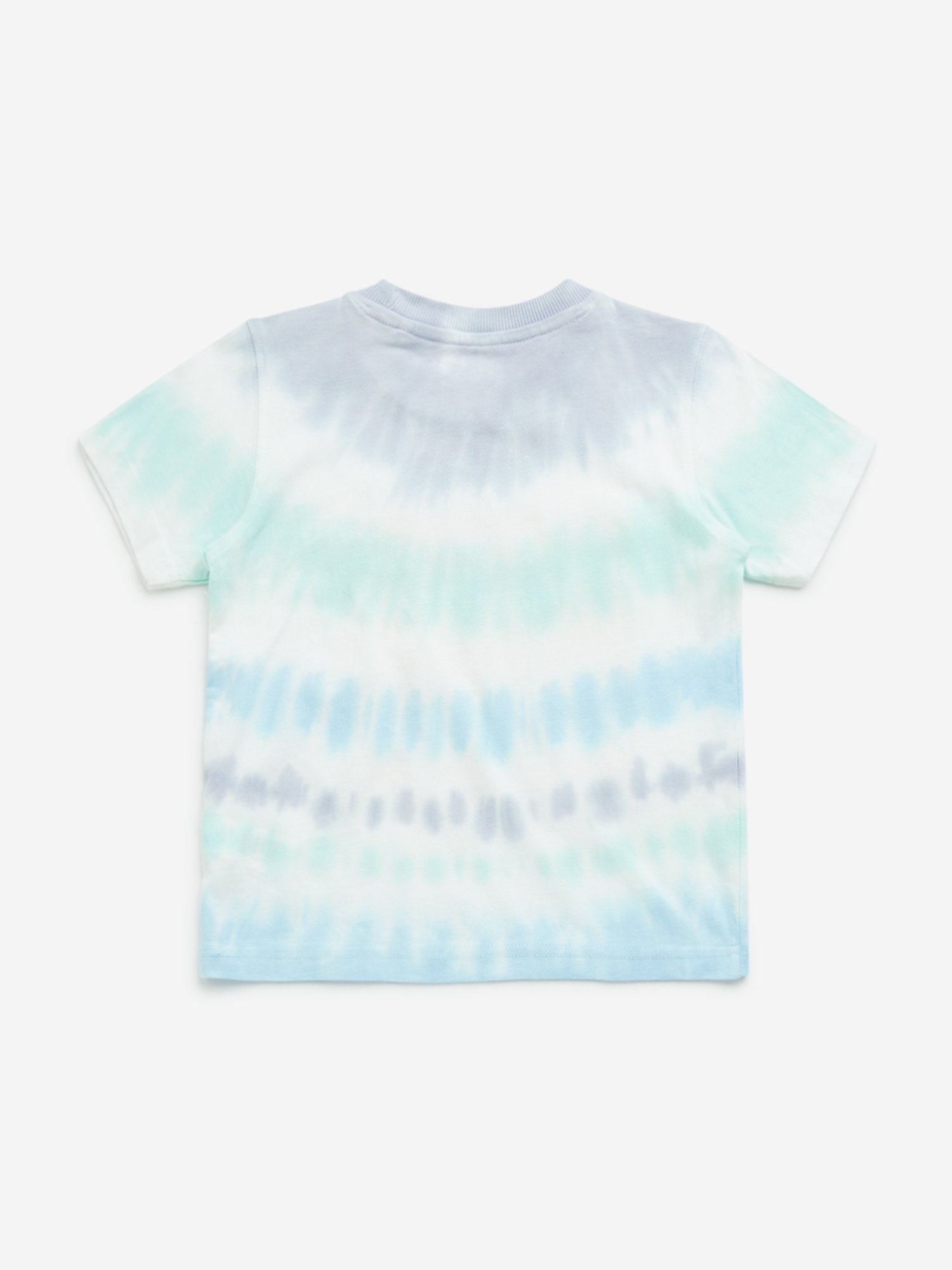 HOP Kids by Westside Multicolour Tie-Dye Design Cotton T-Shirt