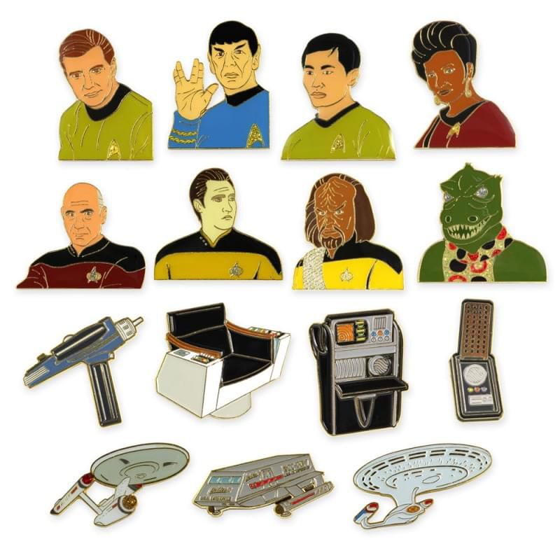 Crowded Coop, LLC Star Trek Blind Packed Collectible Lapel Pin