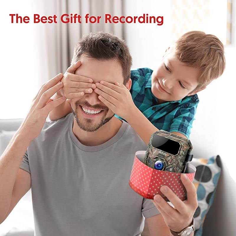 Mini Trail Game Camera 16MP 1080P with Advanced Night Vision Motion Activated IP66 Waterproof for Wildlife Watching and Home Surveillance