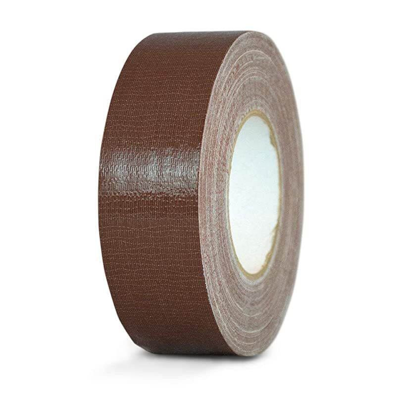 Duct Tape Dark Brown Industrial Grade 2 in x 60 yds Waterproof UV Resistant for Crafts Home Improvement Repairs Projects Available in Multiple Colors