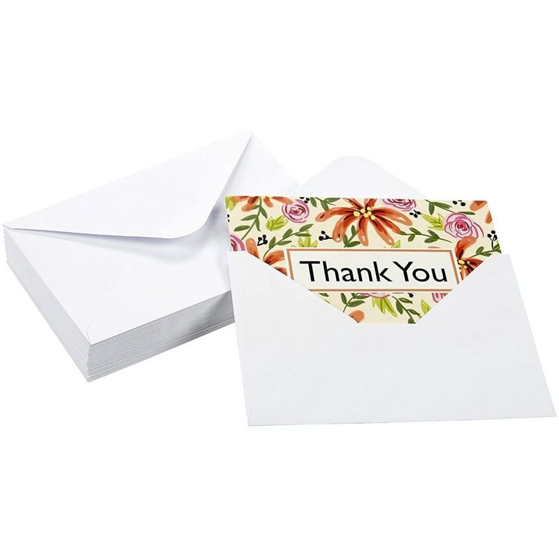 White Card Stock Half Fold Greeting Cards for DIY Craft, Notes, Glossy and Matte (8.5 x 5.5 In Folded, 100 Sheets)
