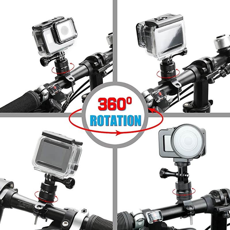 Bike Mount Compatible Action Gopro Hero 8765 OSMO Sports Geekpro Xiaomi Yi Action s