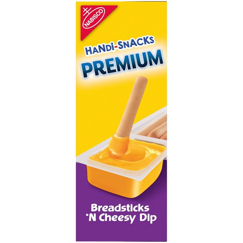 Handi-Snacks Premium Breadsticks 'N Cheese Dip - 6ct/1.09oz