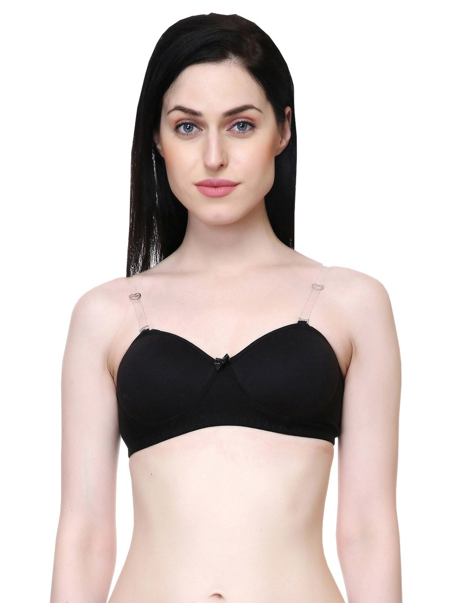 Lady Lyka Multicolor Non Wired Padded T-Shirt Bra (Pack Of 2)