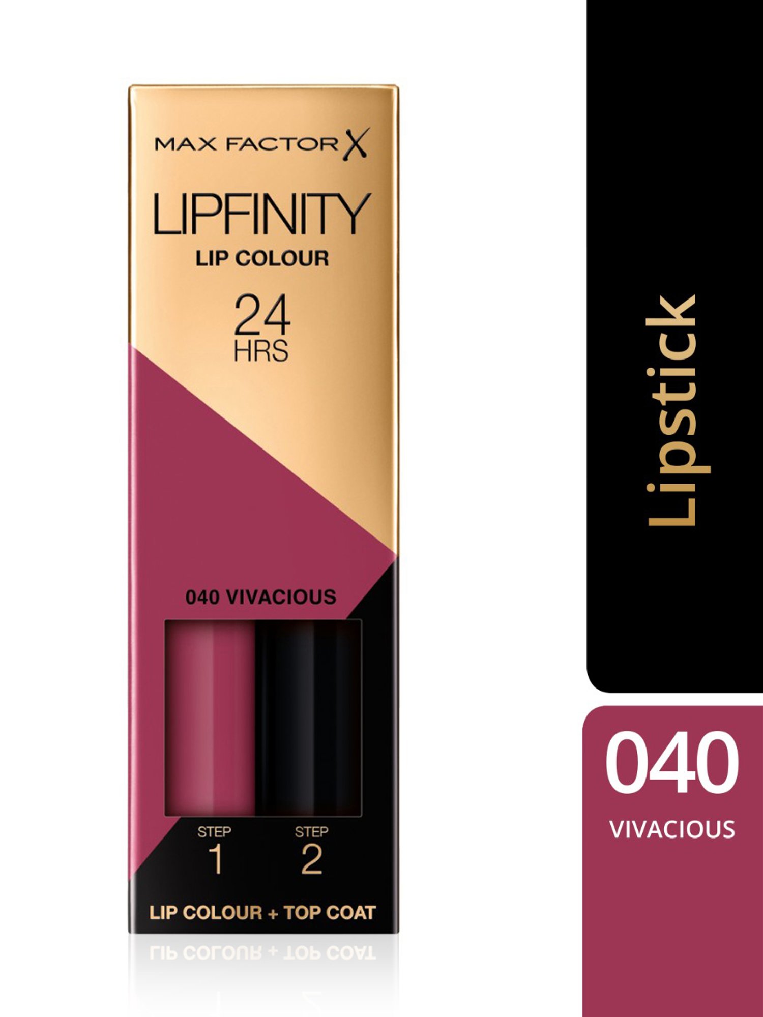 Max Factor Lipfinity Lip Colour + Top Coat 040 Vivacious