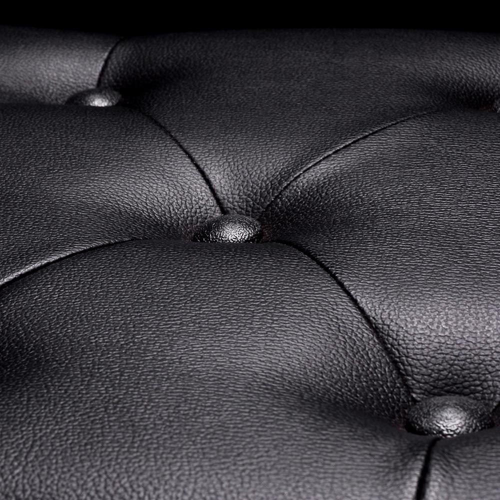 Piano Bench Dual Leather Padded Keyboard Organ Duet Seat Double Throne Storage