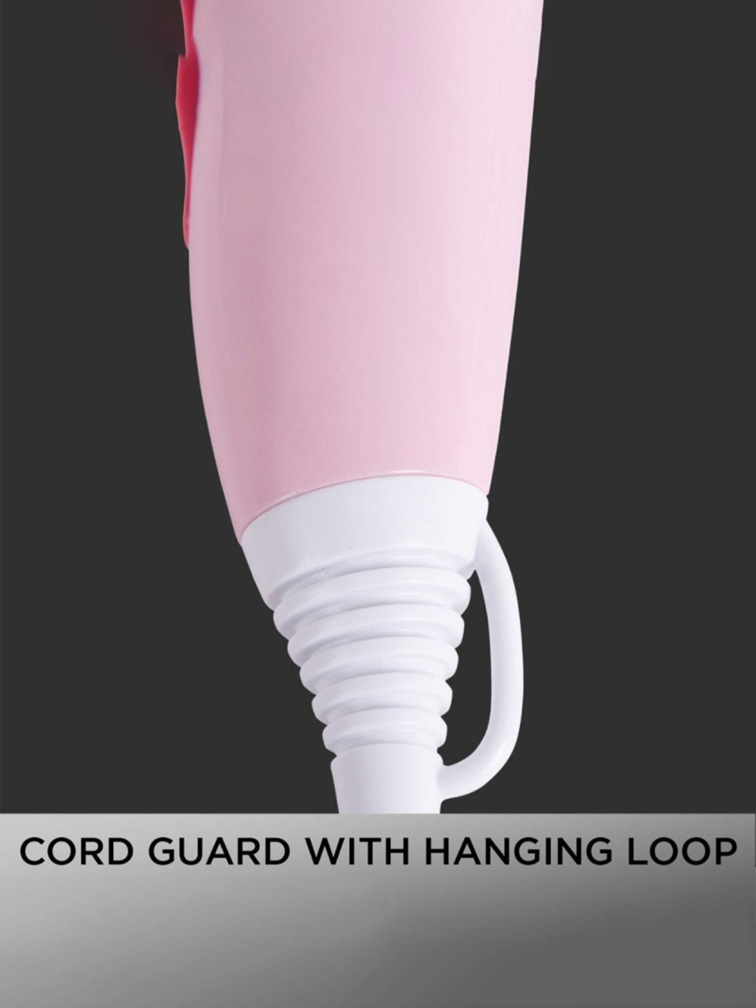 Staunch SHD2011 1600W Compact and Foldable Hair Dryer (White and Pink)