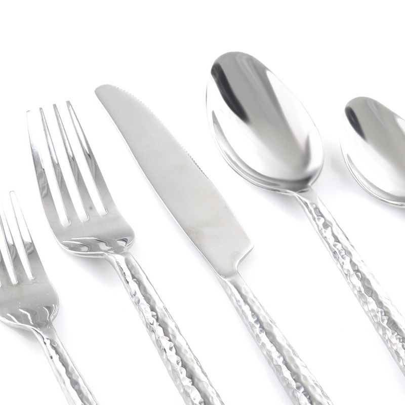 Gourmet Settings 20pc Twist Flatware Set