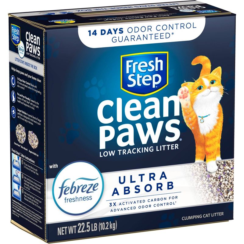 Fresh Step Clean Paws Ultra-Absorb - 22.5lbs