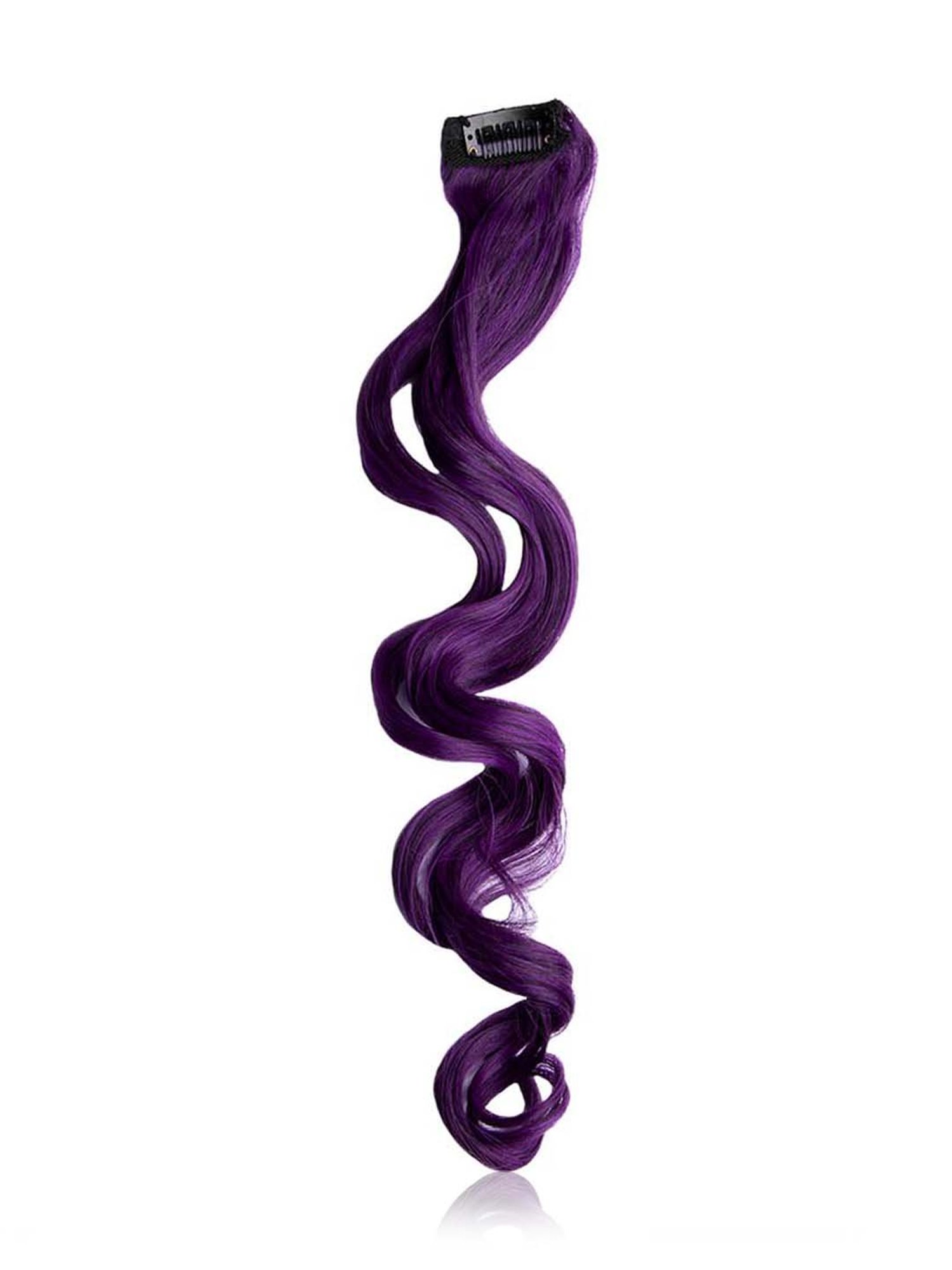Streak Street Purple Royale Curly Clip-On Strands