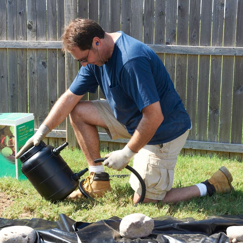 13.39" Pond Boss Pressurized Pond Filter up to 900 Gallons