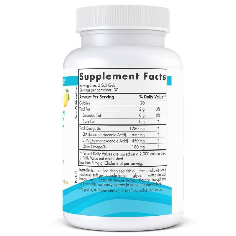 Nordic Naturals Ultimate Omega Softgels Dietary Supplement - 60ct