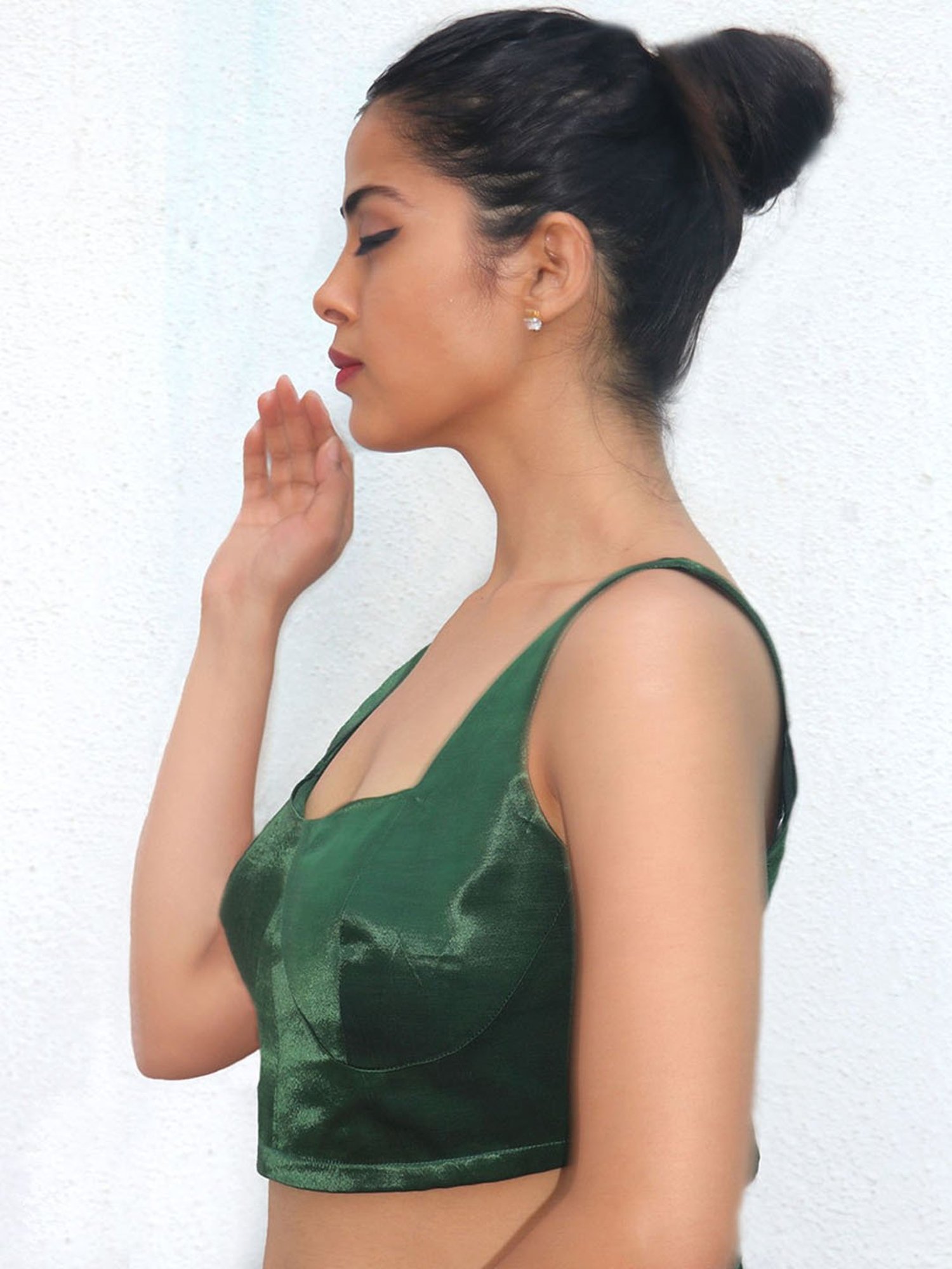 Chidiyaa Chandrabhaga Mashru Silk Blouse - SFLAR