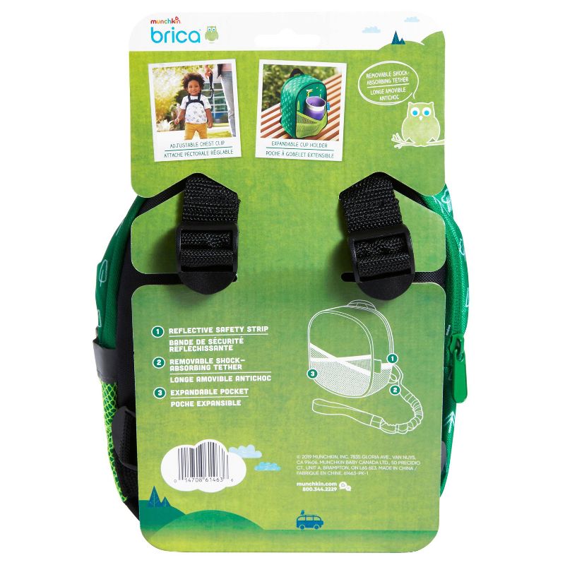 Munchkin Brica By-My-Side Safety Harness Backpack - Giraffe