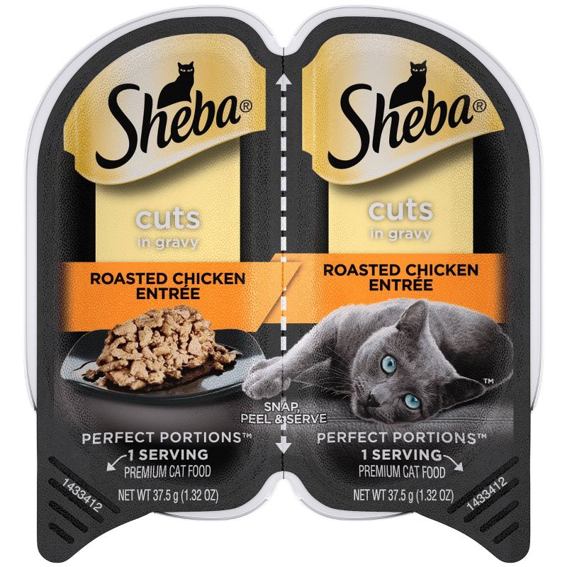 Sheba Perfect Portions Chicken Cuts in Gravy Wet Cat Food - 2.6oz