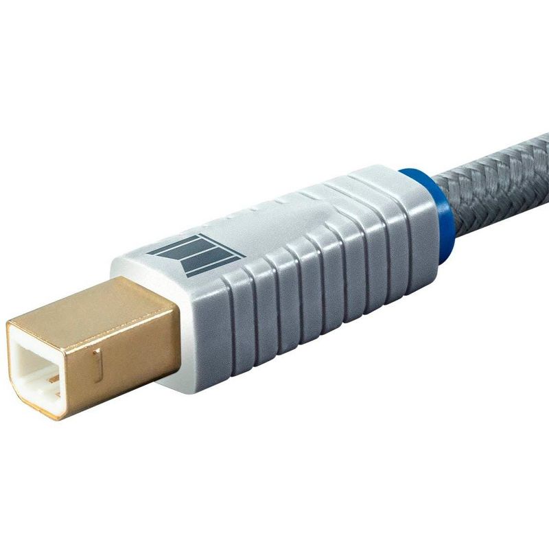 Monolith USB Digital Audio Cable - USB A to USB B - 1 Meter, 22AWG, Oxygen-Free Copper, Gold-Plated Connectors