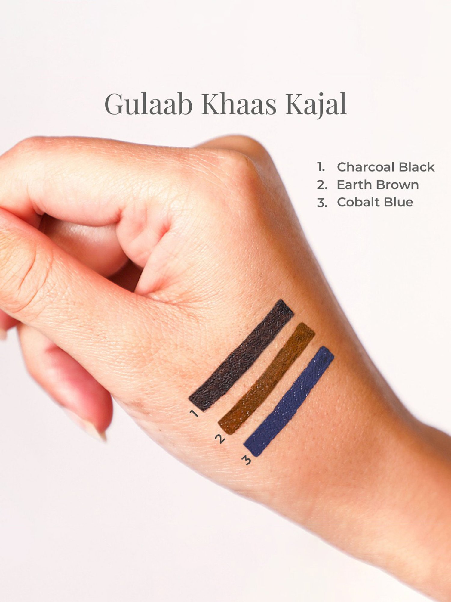 Forest Essentials Gulaab Khaas Kajal Earth Brown Natural Smooth Kajal - 0.3 gm
