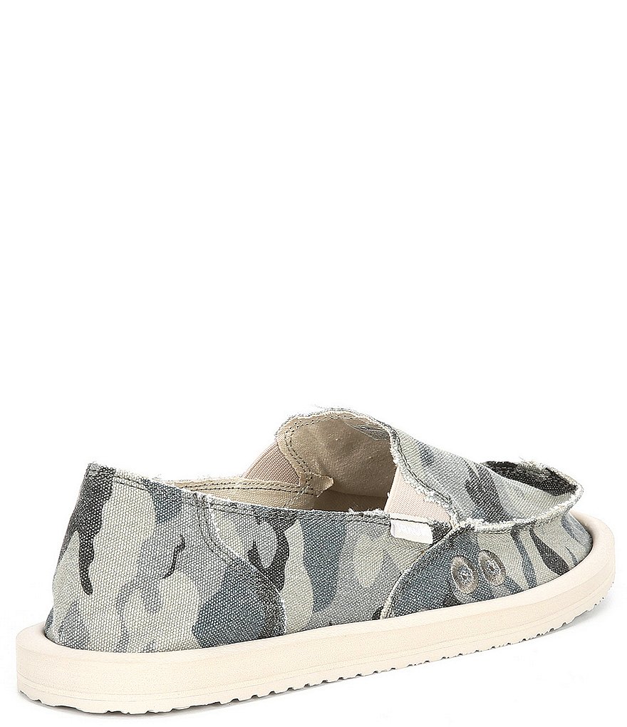 Sanuk Women's Donna Camo Print Slip-On Shoes
