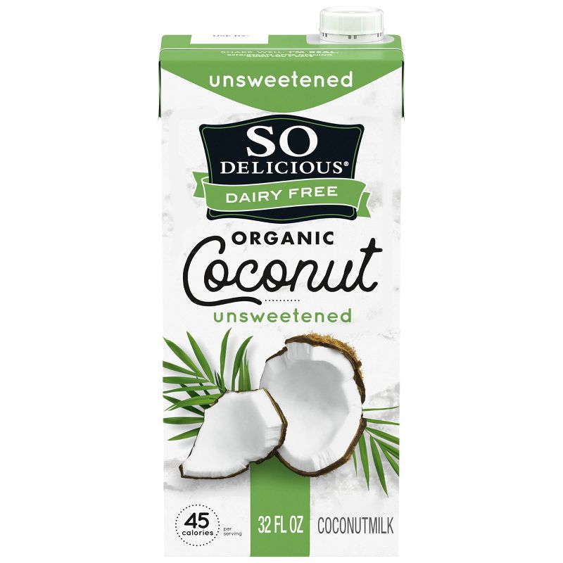So Delicious Dairy Free Coconut Milk Unsweetened - 32 fl oz