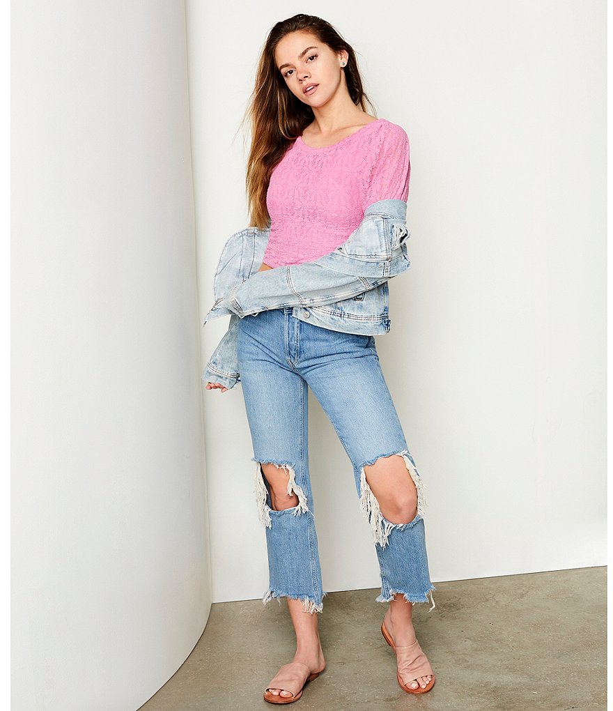 Free People Rumors Denim Jacket