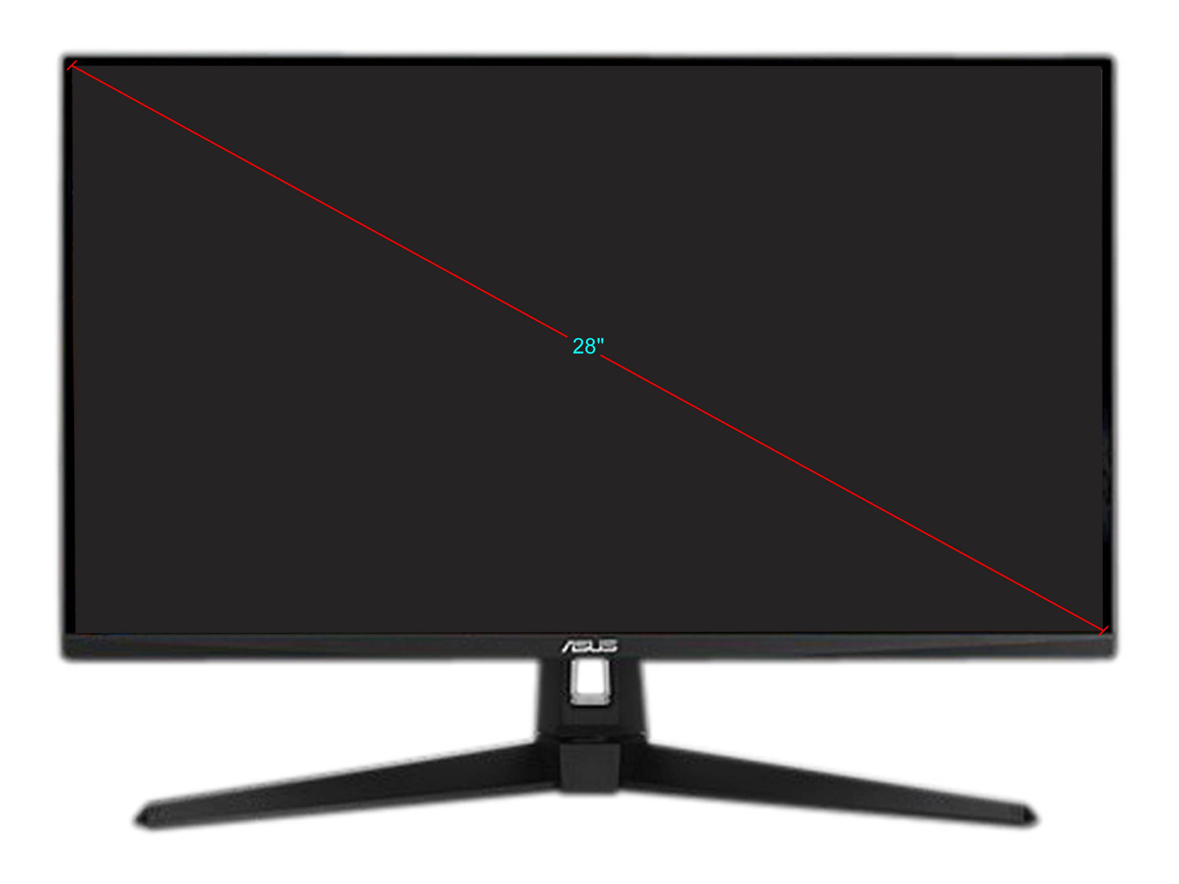 ASUS TUF Gaming VG289Q1A 28" UHD 3840 x 2160 (4K) 60 Hz 2 x HDMI, DisplayPort, Audio FreeSync Built-in Speakers HDR 10 IPS Gaming Monitor