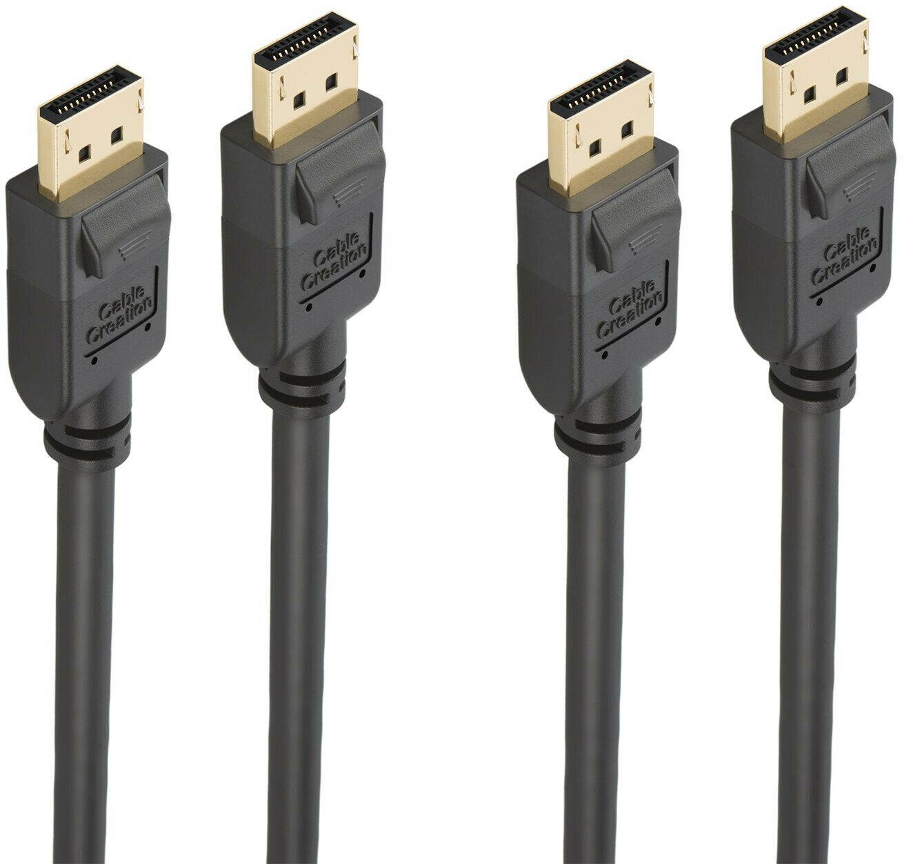 CableCreation (2-Pack) 6 Feet DisplayPort To DisplayPort Cable, Gold Plated DP T