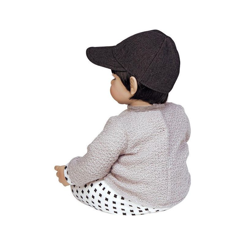 Adora Toddler Doll Bubba Bear Boy Doll with appliqud Sweater, Patterned Pants and Black Sneakers, 20 inches