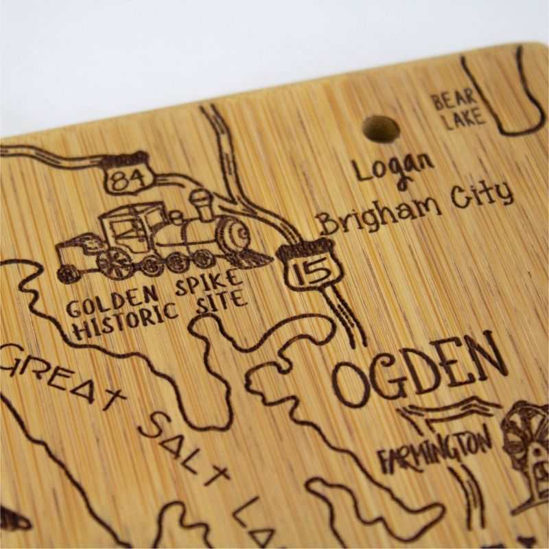 Totally Bamboo Destination Utah Serving and Cutting Board