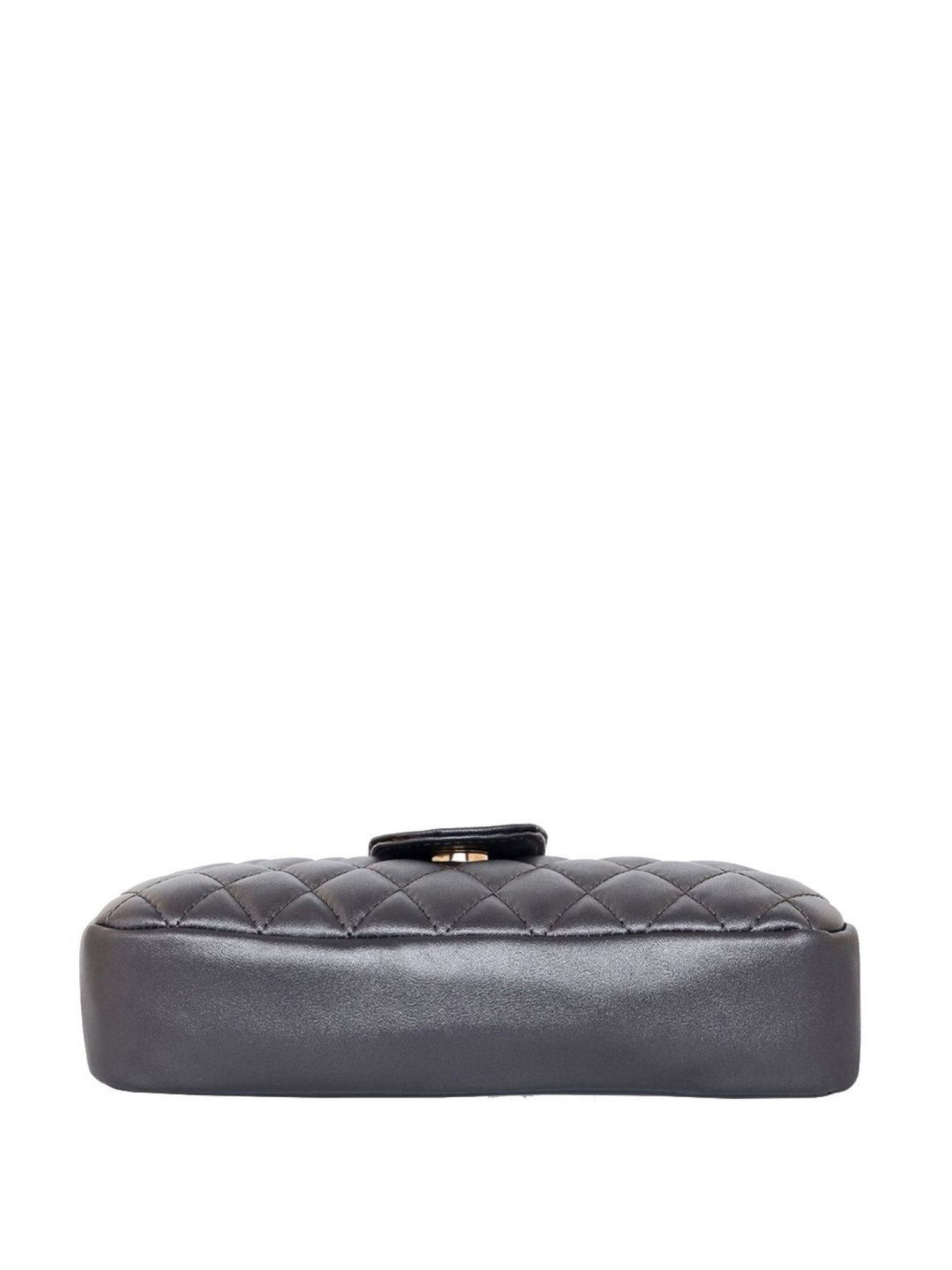 Esbeda Grey Quilted Small Sling Handbag