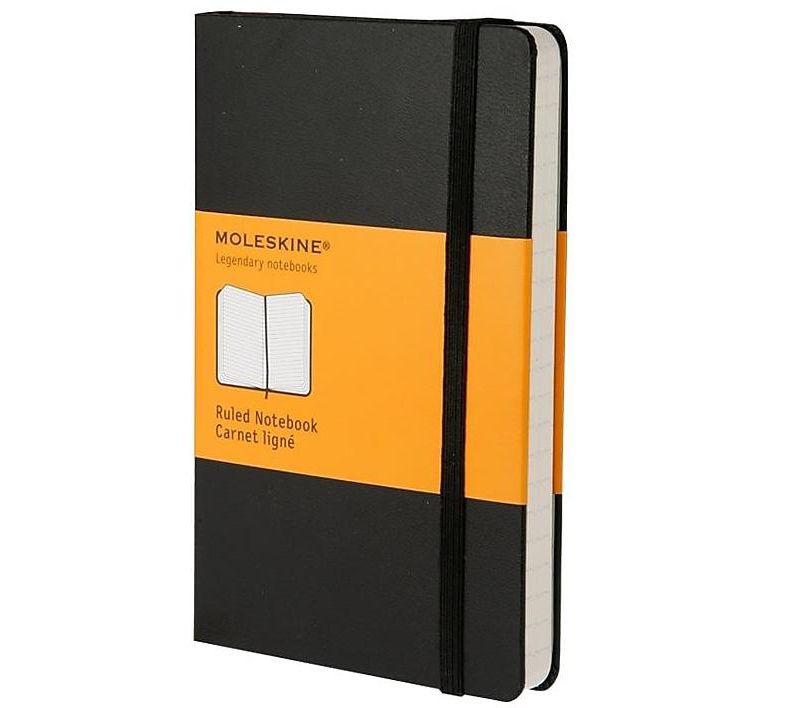 Moleskine Classic Notebook Pocket 3.5" x 5.5" Narrow Ruled 319930