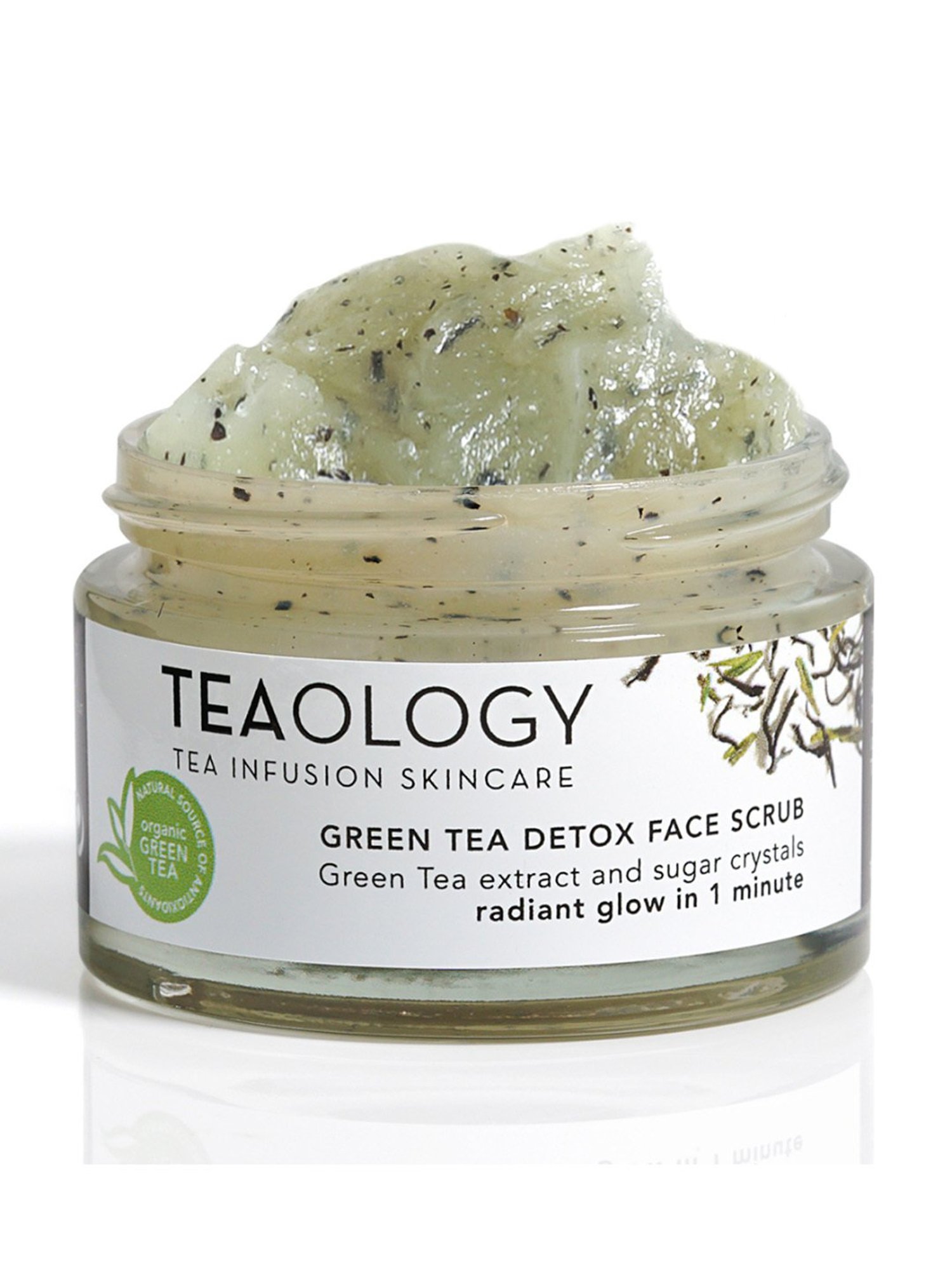 Teaology Green Tea Detox Face Scrub - 50 ml