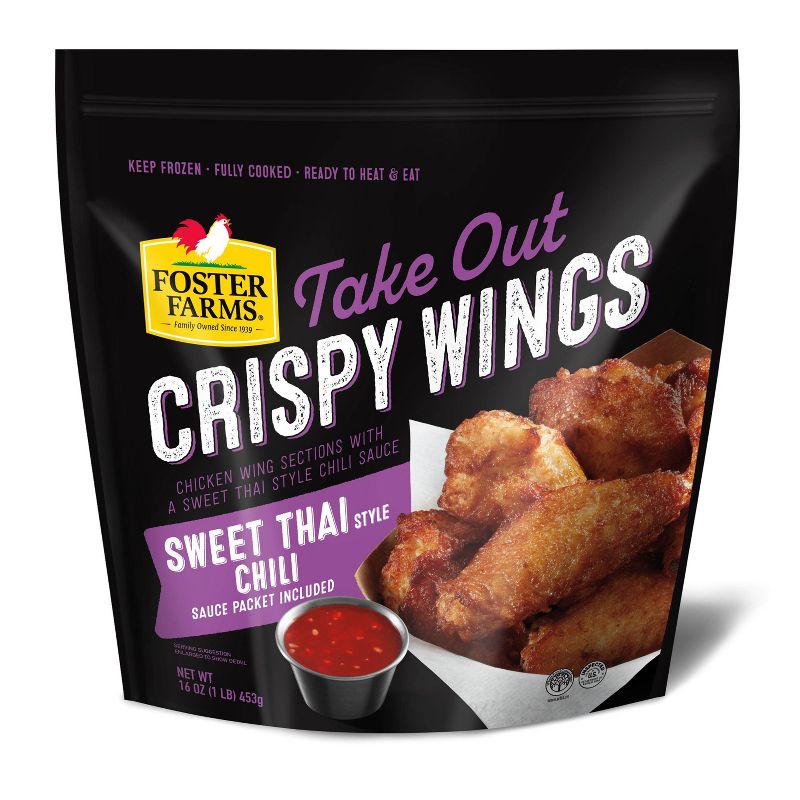 Foster Farms Take Out Crispy Sweet Thai Chili Wings - Frozen - 16oz