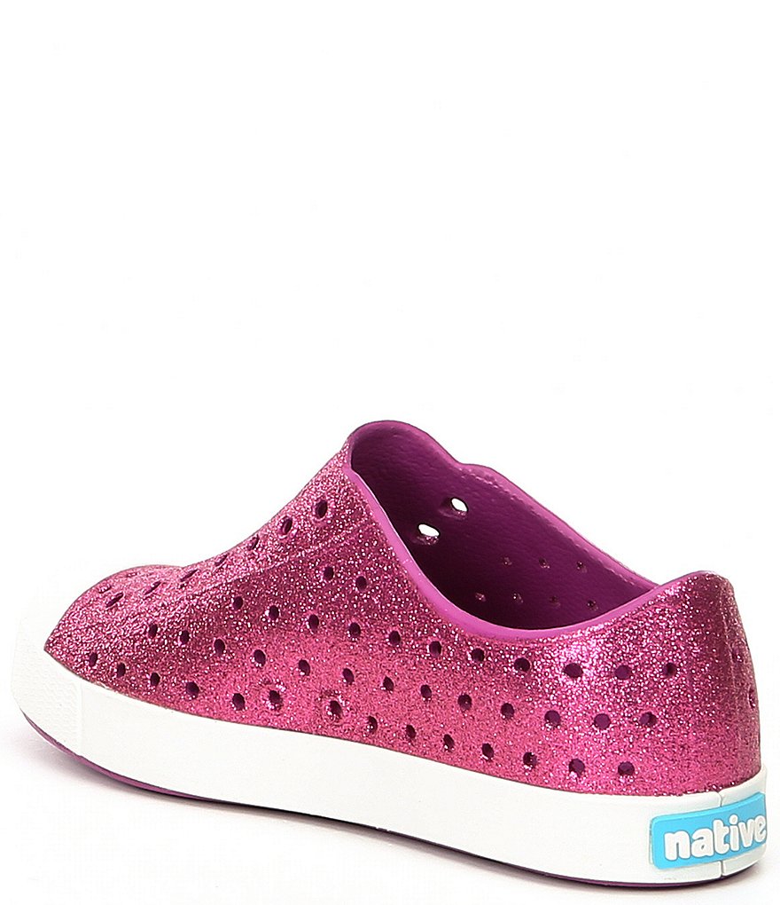Native Girls' Jefferson Bling Glitter Slip-On Sneakers (Infant)