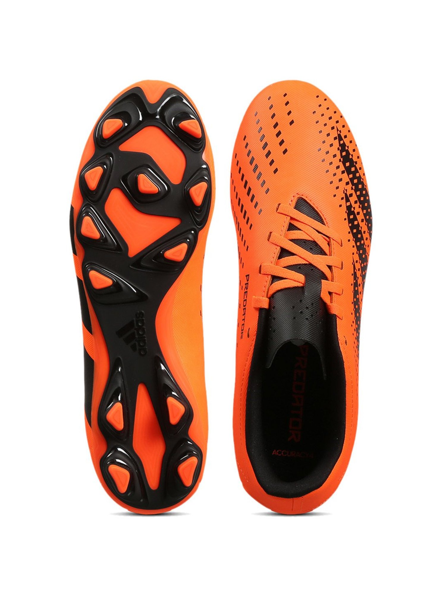 Adidas Men's PREDATOR ACCURACY.4 FxG Orange Football Shoes