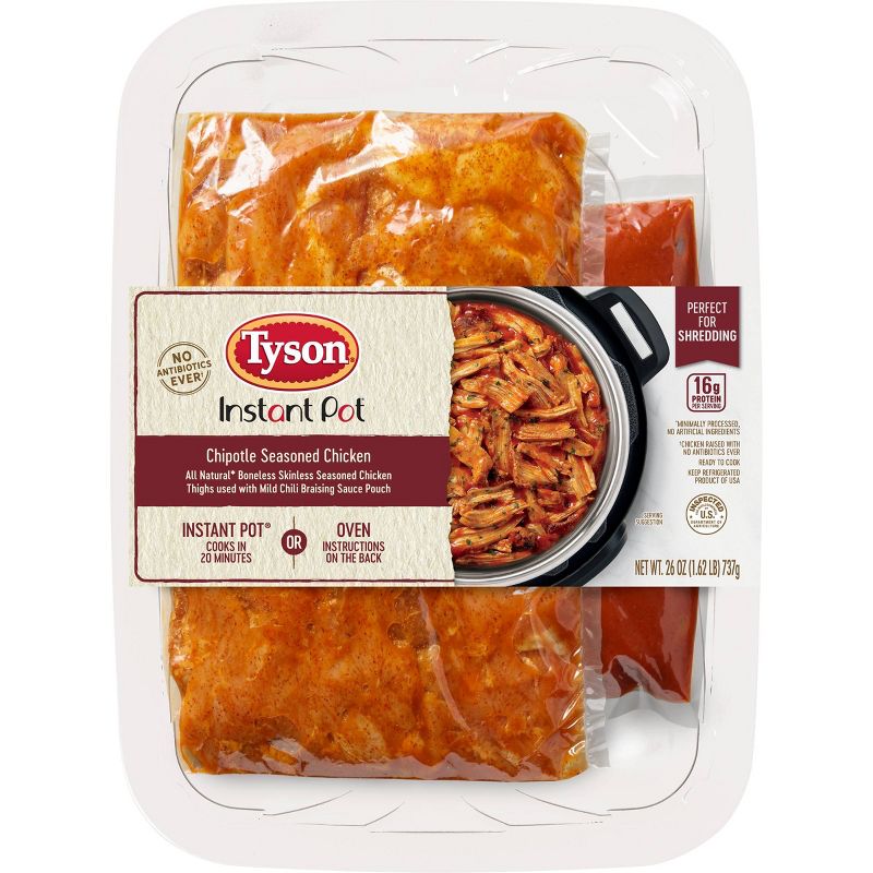 Tyson Instant Pot Chipotle Seasoned Chicken with Mexican Style Braising Sauce - 31oz