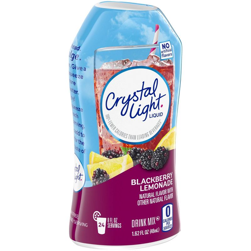 Crystal Light Liquid Blackberry Lemonade Drink Mix - 1.62 fl oz Bottle