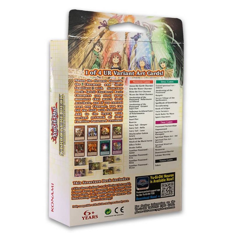 Yu-Gi-Oh! Trading Card Game Spirit Charmers Structure Deck Bundle of 3