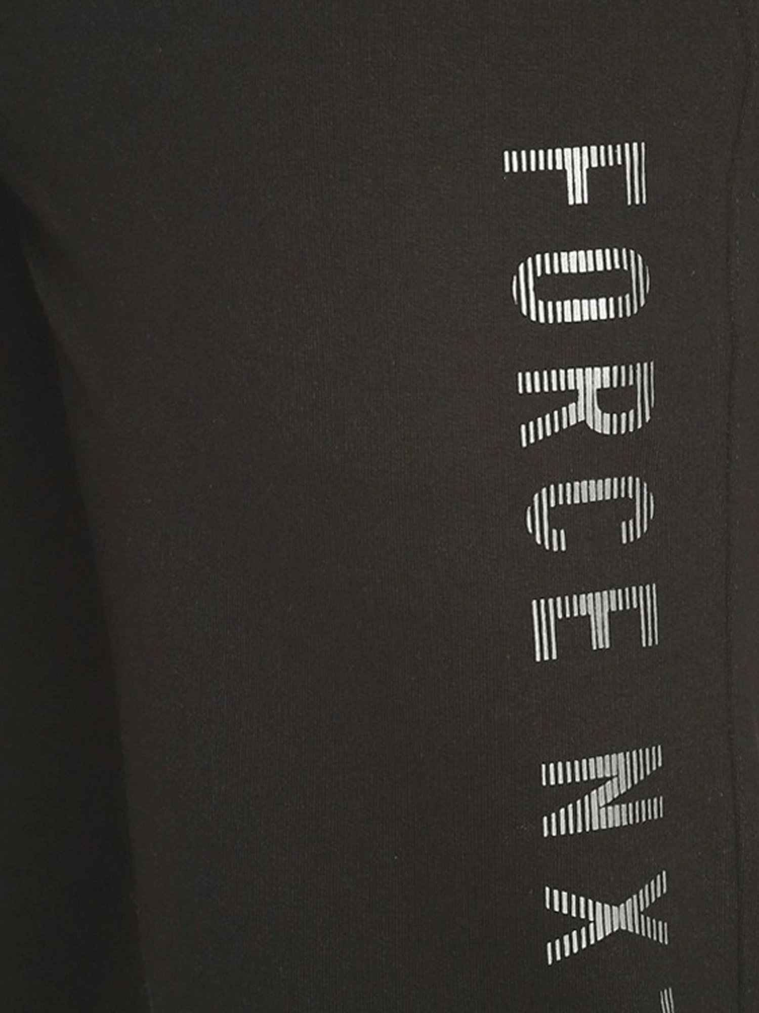 Force NXT Black & Charcoal Grey Cotton Regular Fit Logo Printed Joggers - Pack Of 2