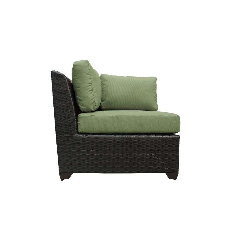 3pc Outdoor Wicker Conversation Set with Sofa Chairs & Table - Crestlive Products