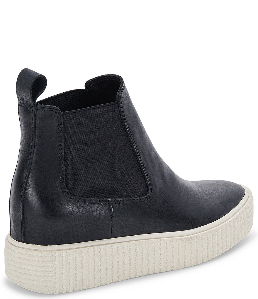 Dolce Vita Cola H2O Leather Water-Repellent High Top Chelsea Sneakers