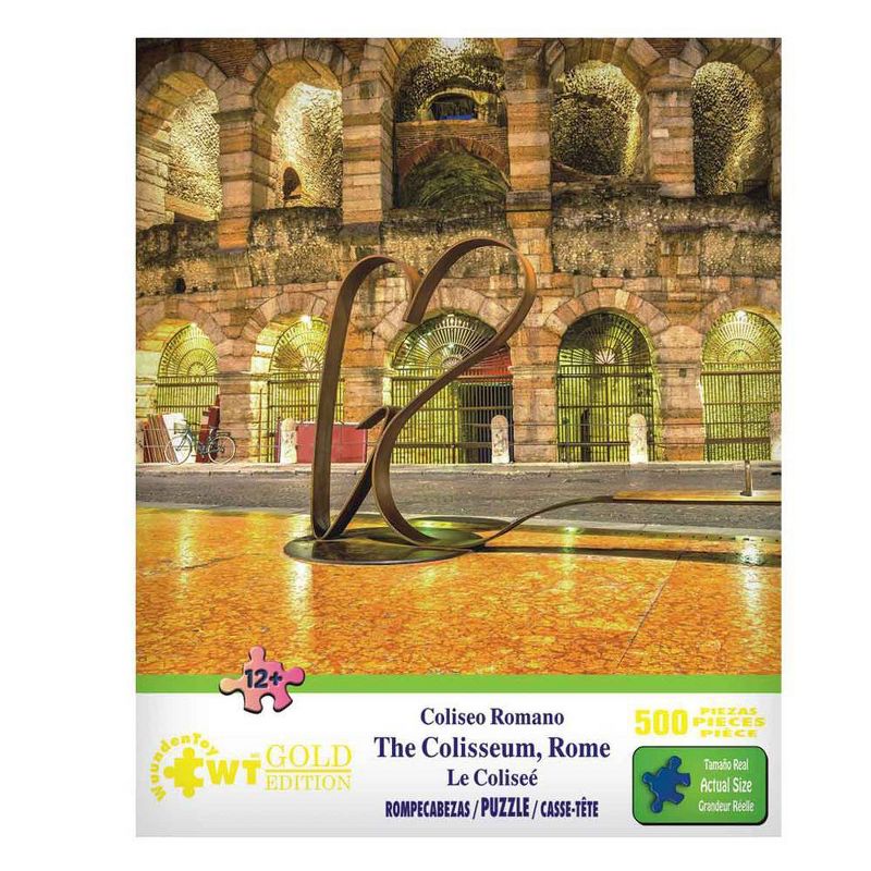 Wuundentoy Gold Edition: Roman Coliseum Jigsaw Puzzle - 500pc