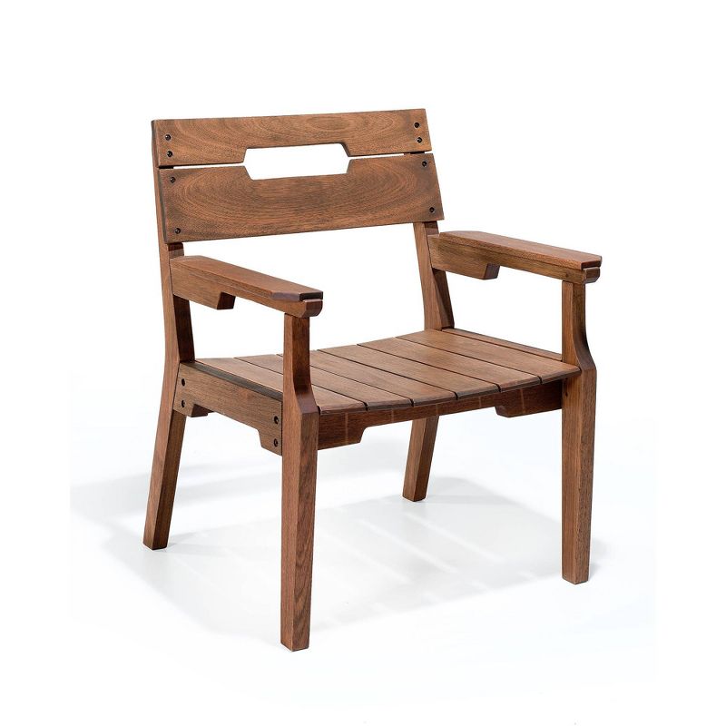 4pc Otero Eucalyptus Wood Outdoor Seating Set - Alaterre Furniture
