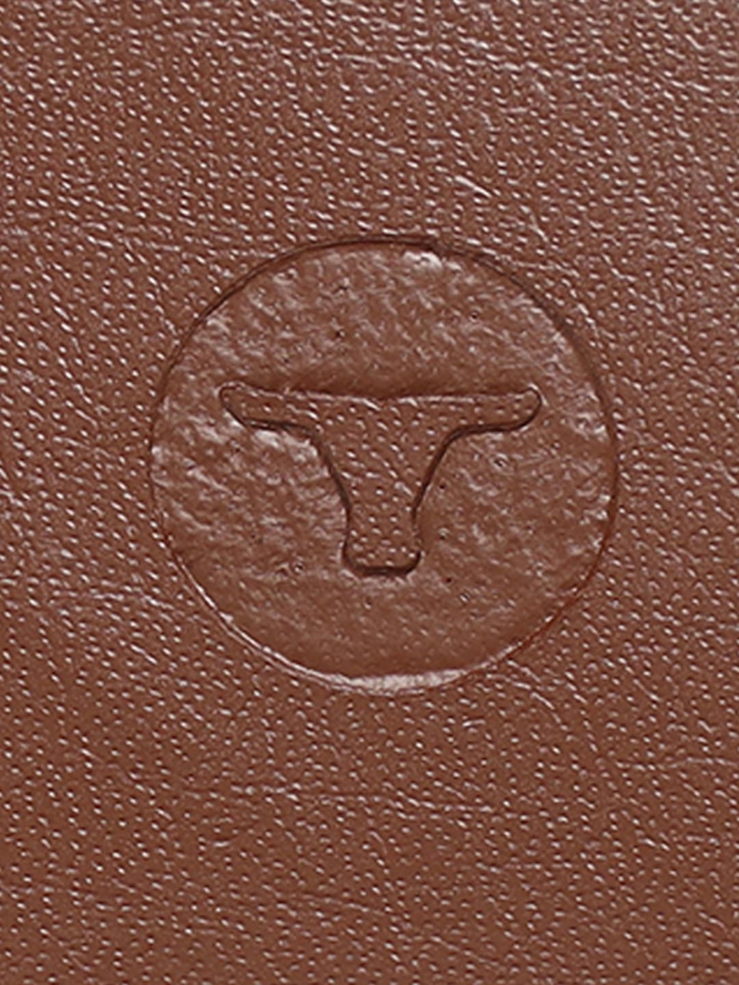 BULCHEE Tan Leather Casual Belt for Men