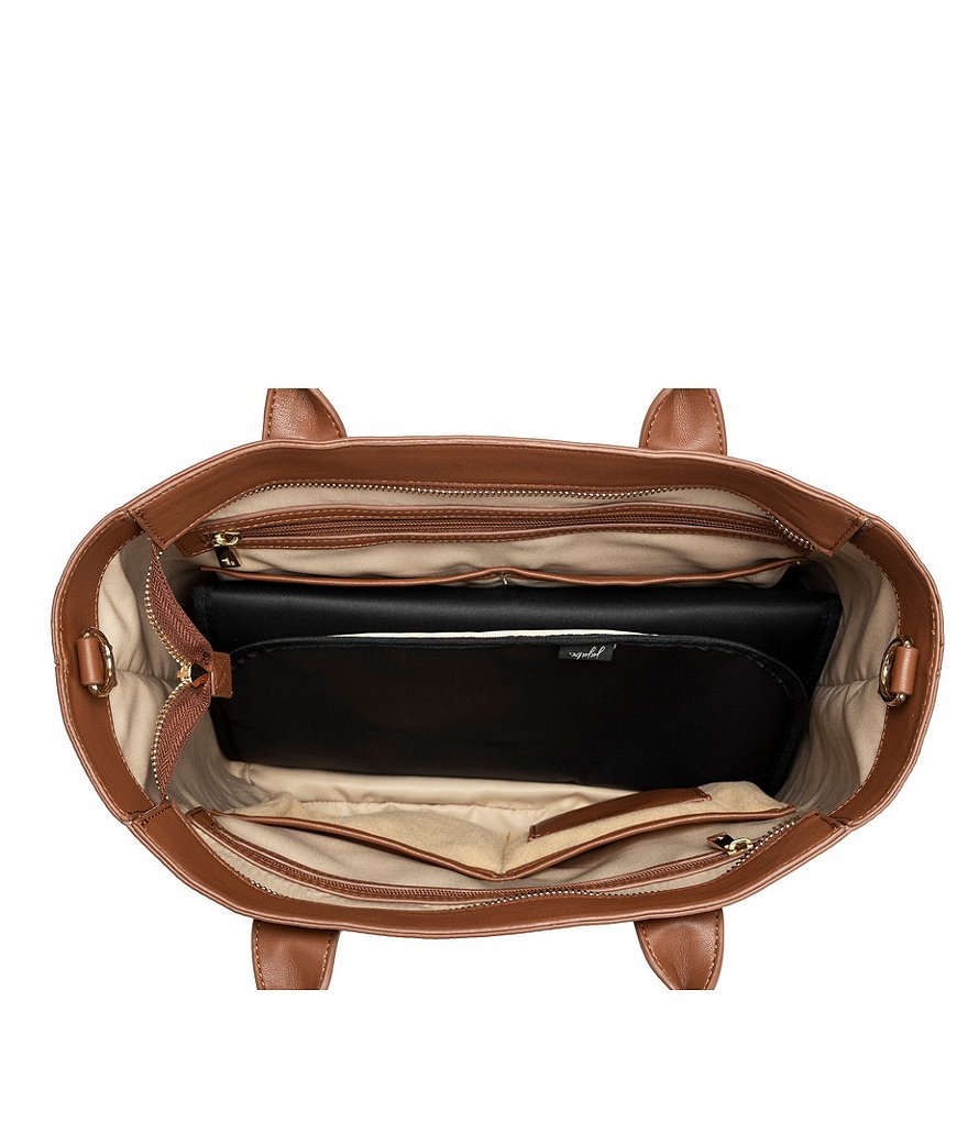 Ju-Ju-Be Eco Leather Zip Top Tote Bag