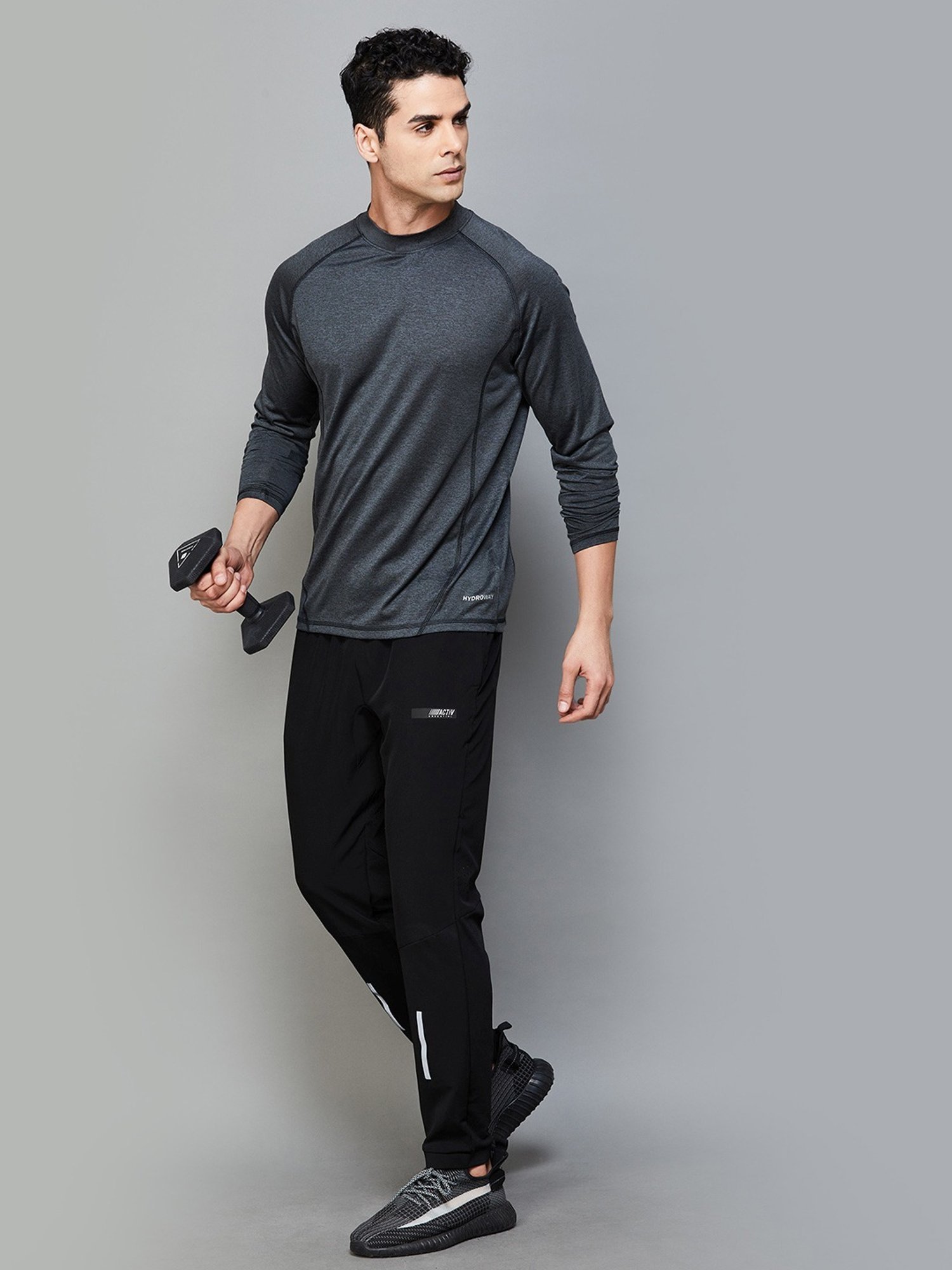 Kappa Charcoal Regular Fit T-Shirt